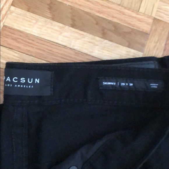 Pacsun men’s black ripped pants - Picture 2 of 2